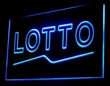 Lotto Ticket Lucky Agency LED Neon Sign